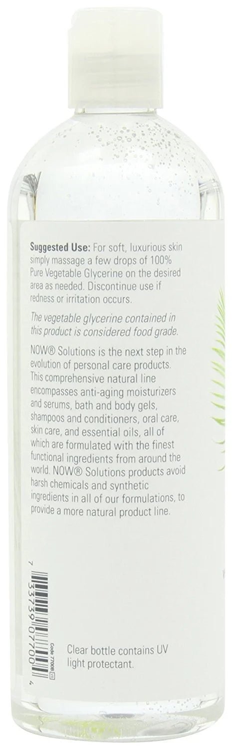 NOW Sizeolutions Glycerine Vegetable, 16-Ounce