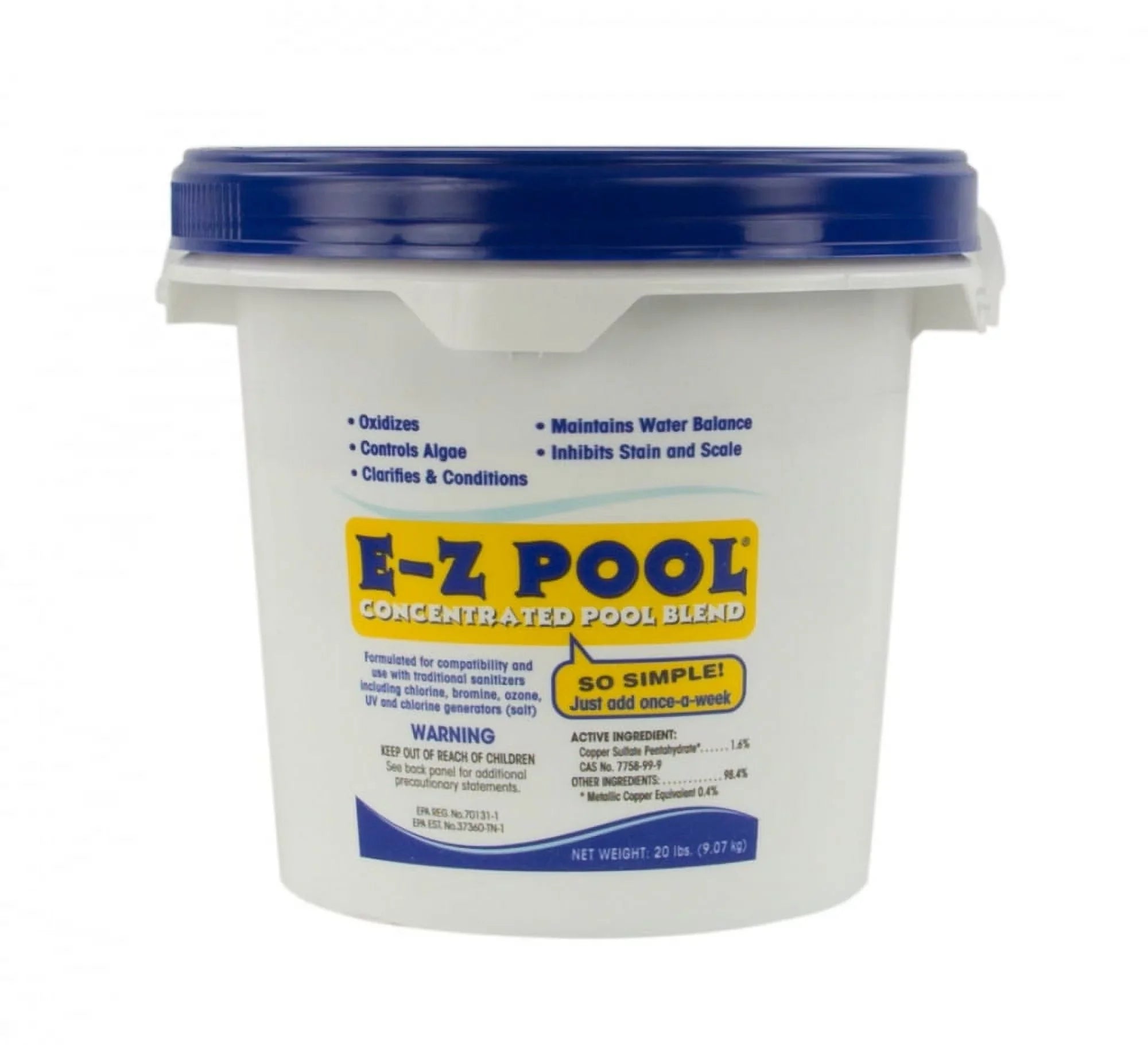 E-Z Pool All-in-One Sizewimming Pool Care Sizeolution