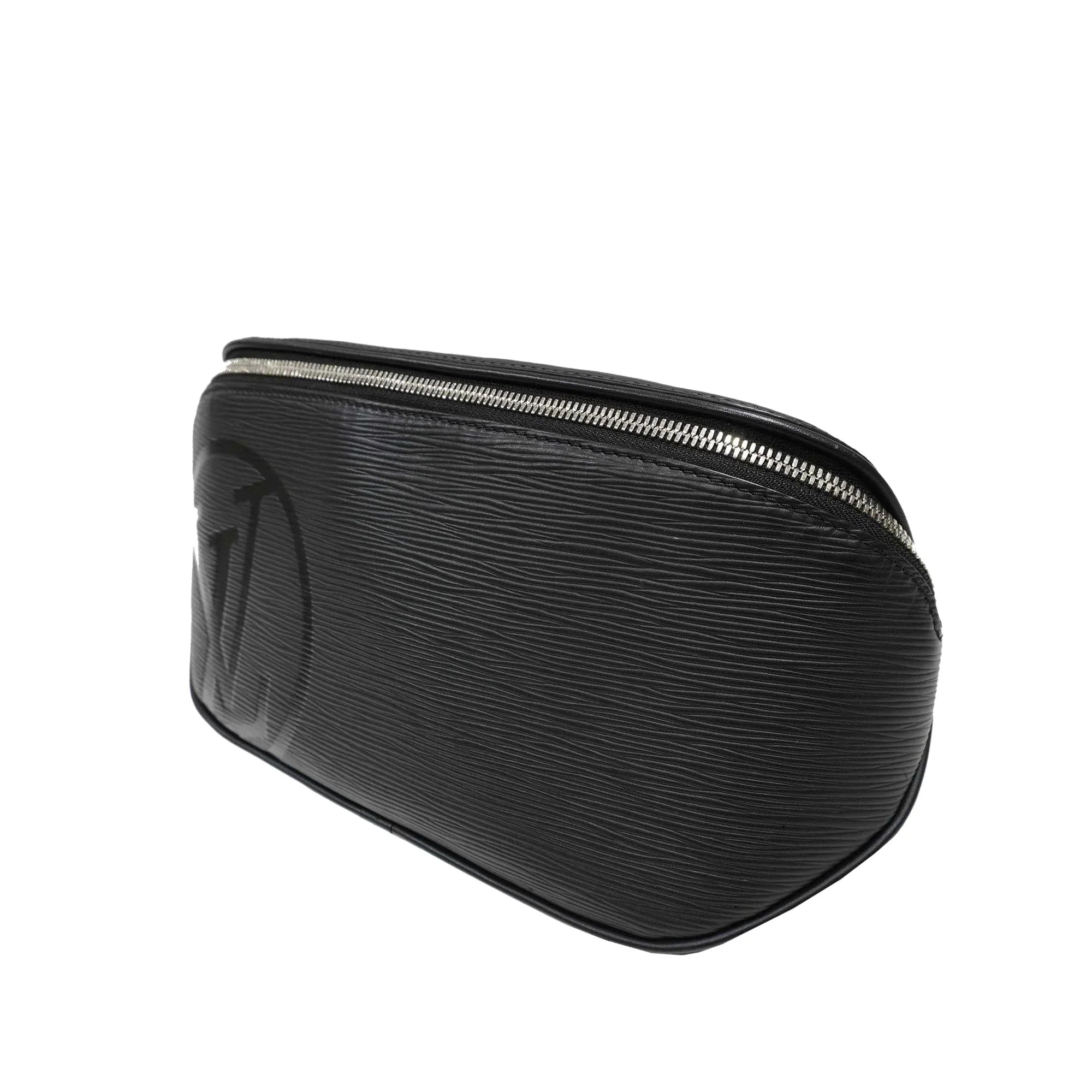 Pre-Owned Authenticated Louis Vuitton Epi Initials Belt Bag Leather Black Unisex (Good)