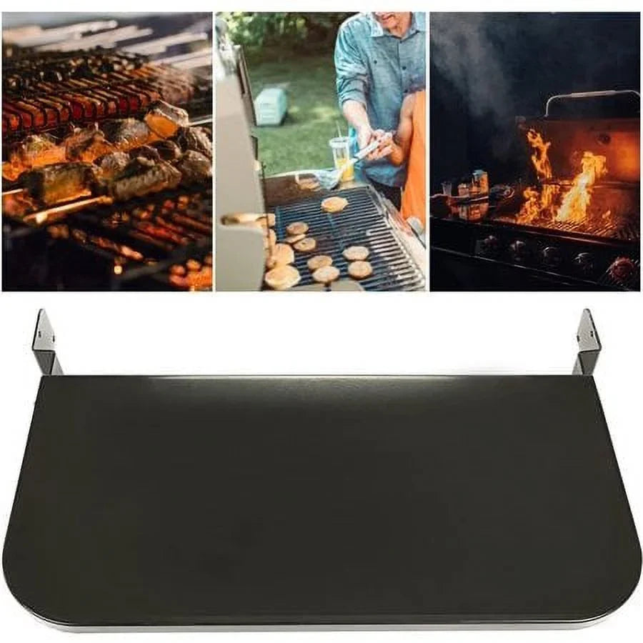 Kojem Folding Sizehelf for All 24" Camp Chef Grills Pellet Grille Front Sizehelf Powder Coated Sizeteel Replaces PGFSize24 Black