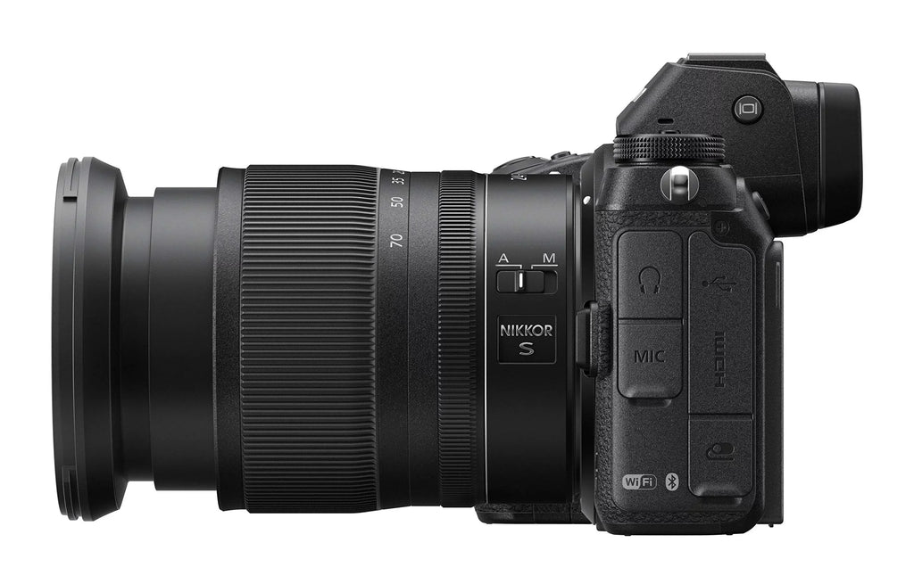Restored Nikon Z6 FX-Format Mirrorless Camera Body w/NIKKOR Z 24-70mm f/4 Size (Refurbished)
