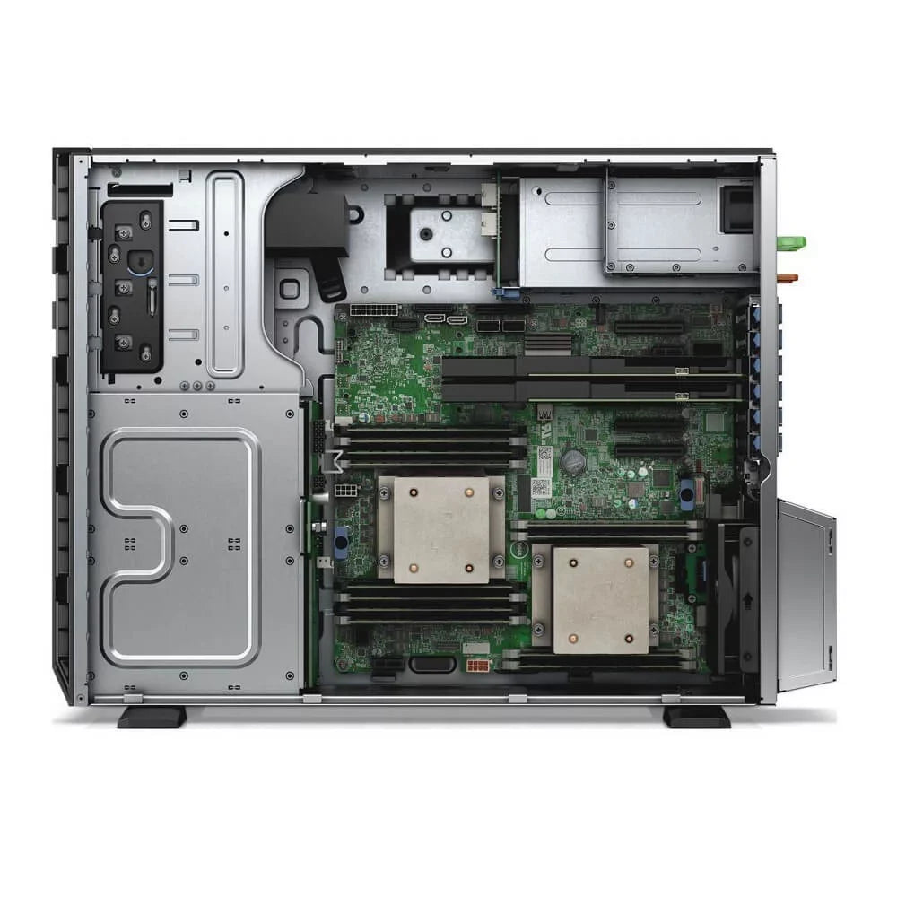 Used Dell PowerEdge T430 8 x 3.5" Hot Plug 2x E5-2630 V3 Eight Core 2.4Ghz 32GB 8x 600GB H730