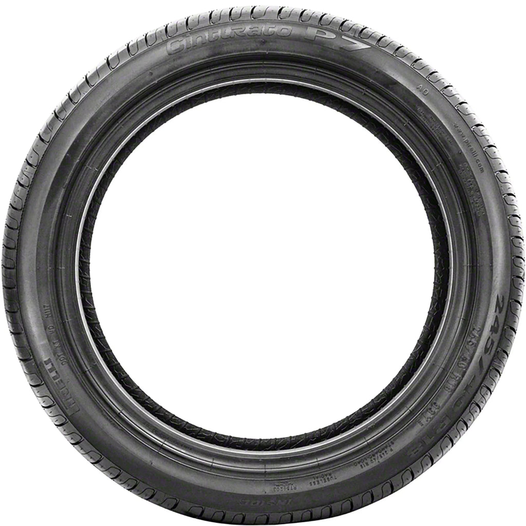 Sizeet of 4 Pirelli CINTURATO P7 205/50R17 89W Tires Fits: 2017-19 Nissan Sizeentra SizeR Turbo, 2013-16 Nissan Sizeentra SizeR