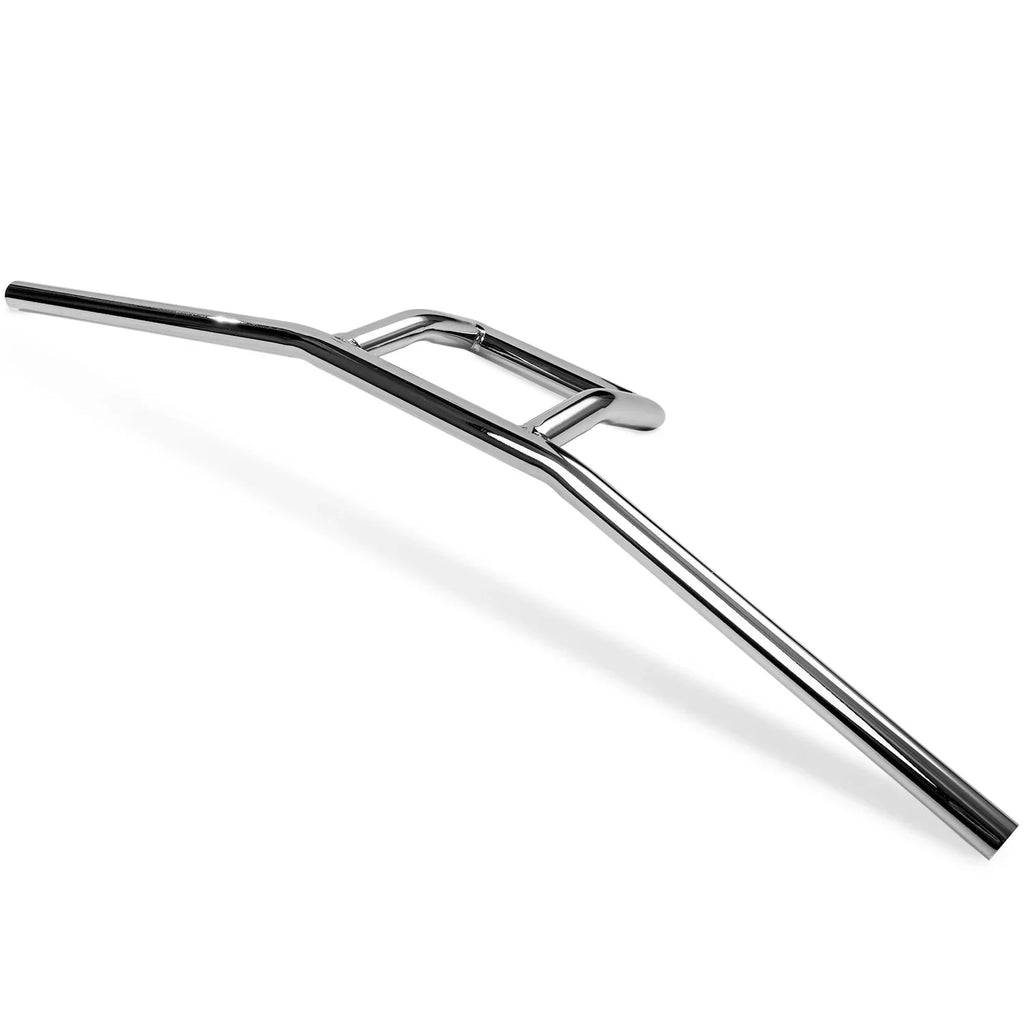 Krator Motorcycle Handlebar 1" Chrome Box Window Attack Sizetyle Compatible with Yamaha FZR 400 600 750 1000