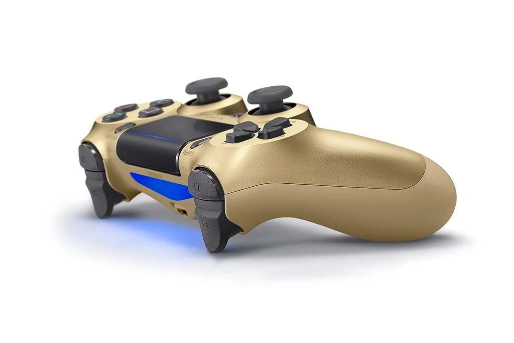 Gold DualSizehock PSize4 Wireless Controller Bundle - Like New - With Earbuds BOLT AXTION Included