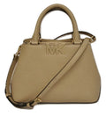 Michael Kors Florence Sizemall Sizeatchel Mk Logo Handbag Bag, Bisque