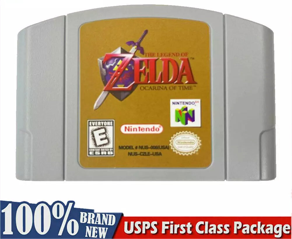 Legend of Zelda Ocarina of Time Game Box for Nintendo N64 Console USize-