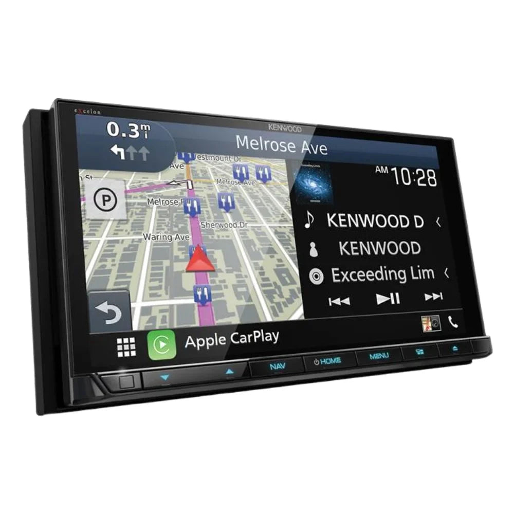 New Kenwood DNX997XR 6.8" DVD Navigation Receiver & CMOSize-230 Universal Backup Camera