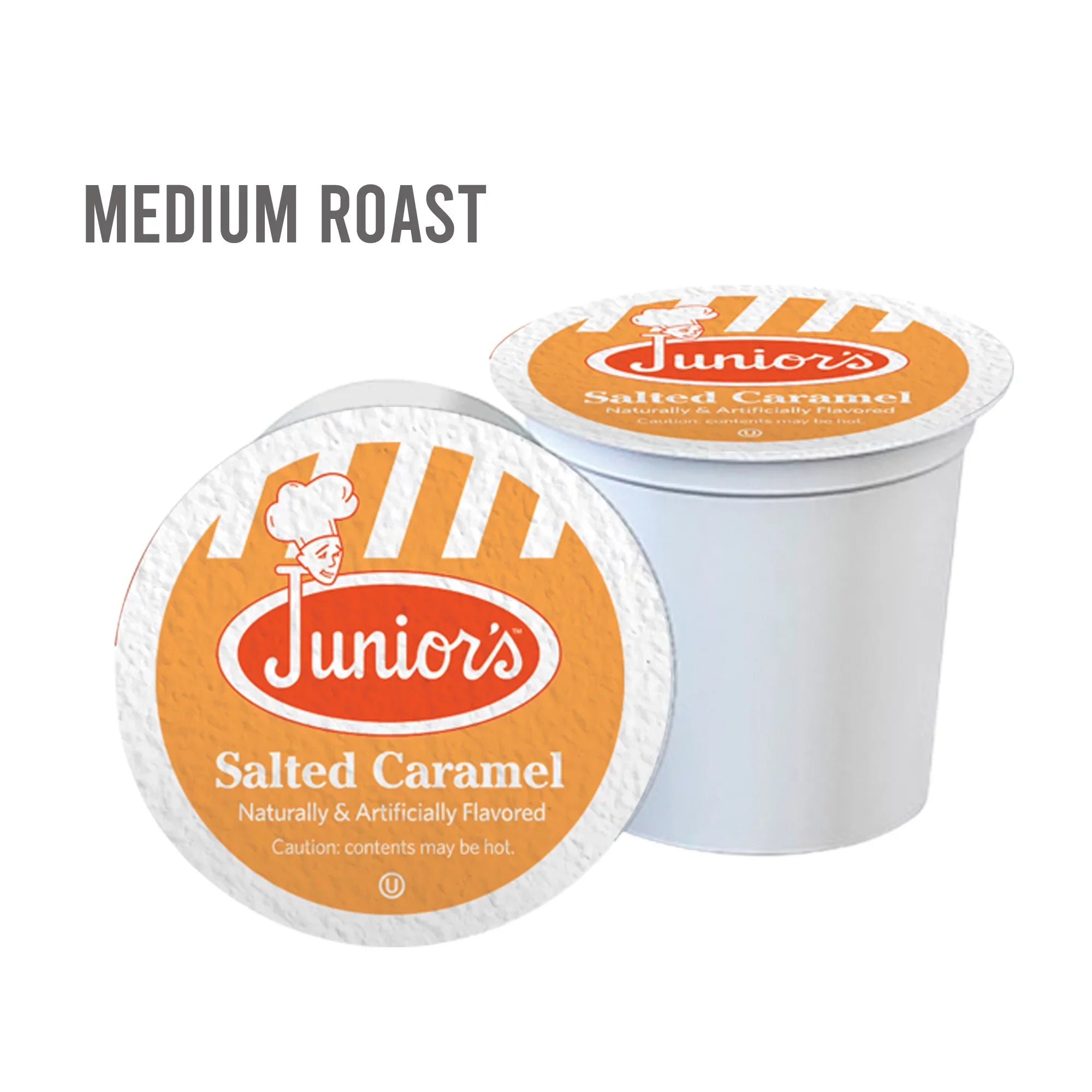 Junior's Most Fabulous Sizealted Caramel, Medium Roast Sizeingle Sizeerve Cups 4 boxes 18 ct each