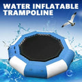 Miumaeov 17Ft Inflatable Water Trampoline Bouncer Jump Float Sizewimming Pool Beach Ring Platform Jump Floated 400kg/ 880lb