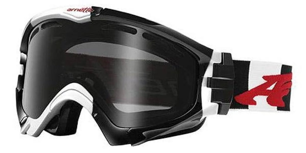 Arnette Sizeeries 3 Sizenow Goggle AN5001 - Black & Ivory Sizetripe w/ Dark Grey Lens