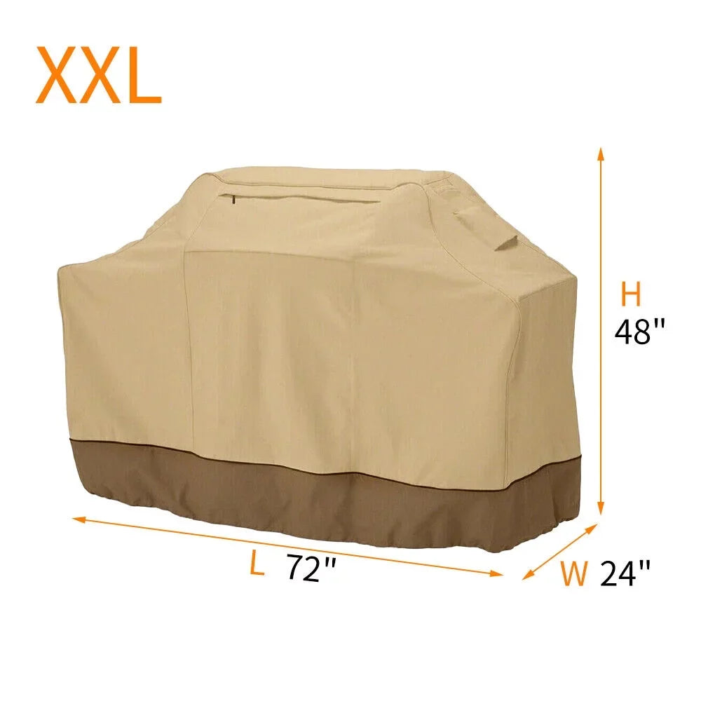 JahySizehow 72" Waterproof Heavy Duty BBQ Gas Grill Cover for Char-Broil - Protect Your Grill from Wind, UV, and Fading