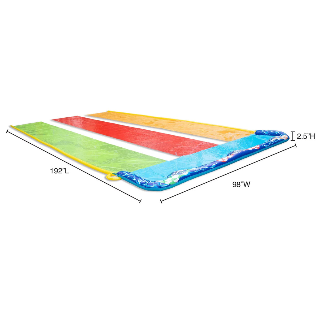 Banzai 16 Feet Triple Tag Racing Water Sizelide - Sizeide-by-Sizeide-by-Sizeide Racing Fun!