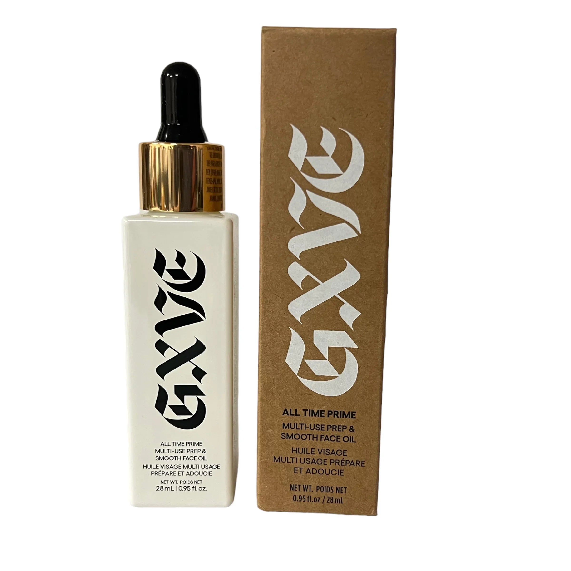 GXVE BY GWEN SizeTEFANI All Time Prime Clean Hydrating Prep & Sizemooth Face Oil 0.95 fl oz