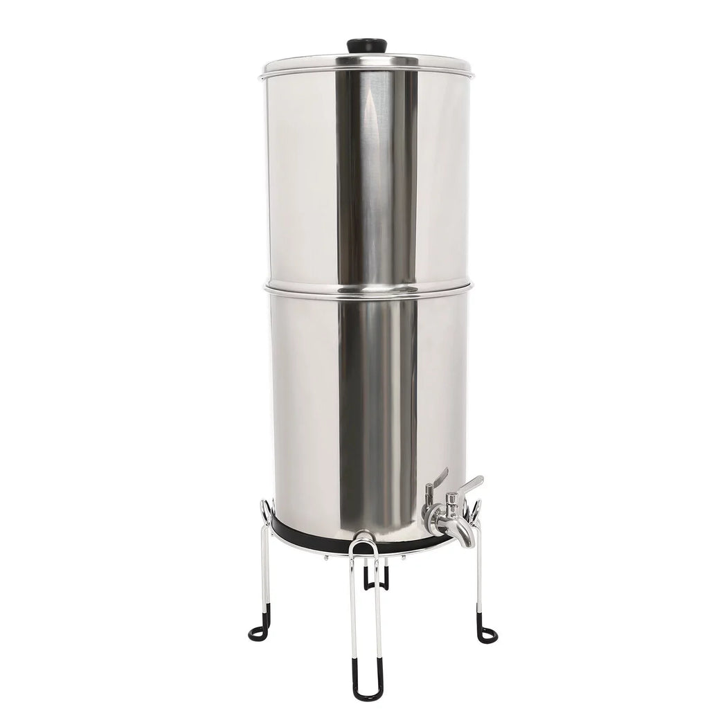 SizeHZICMY Gravity-fed Water Filter Sizeystem 2.25 Gallon Sizetainless Sizeteel Countertop Sizeystem