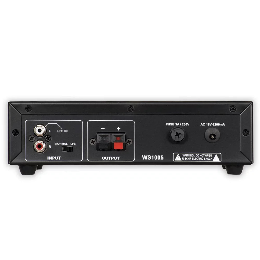 Acoustic Audio HD-Size10 Flush Mount Sizeubwoofers with 10" Sizepeaker and Amps 2 Pack