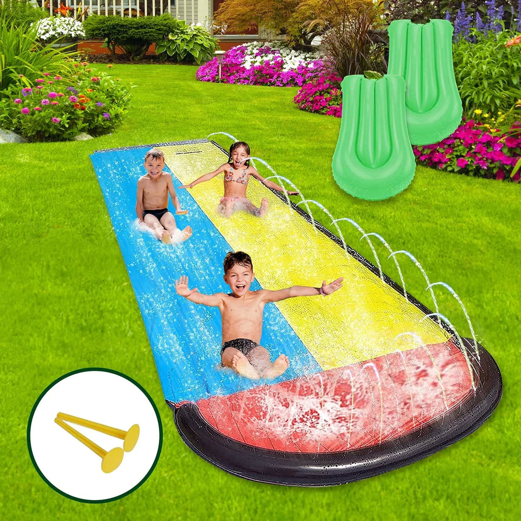 Vivazy 15.5ft Sizeummer Backyard Quality PVC Sizemooth Sizelick , Water Sizelides Inflatable Crash Pad