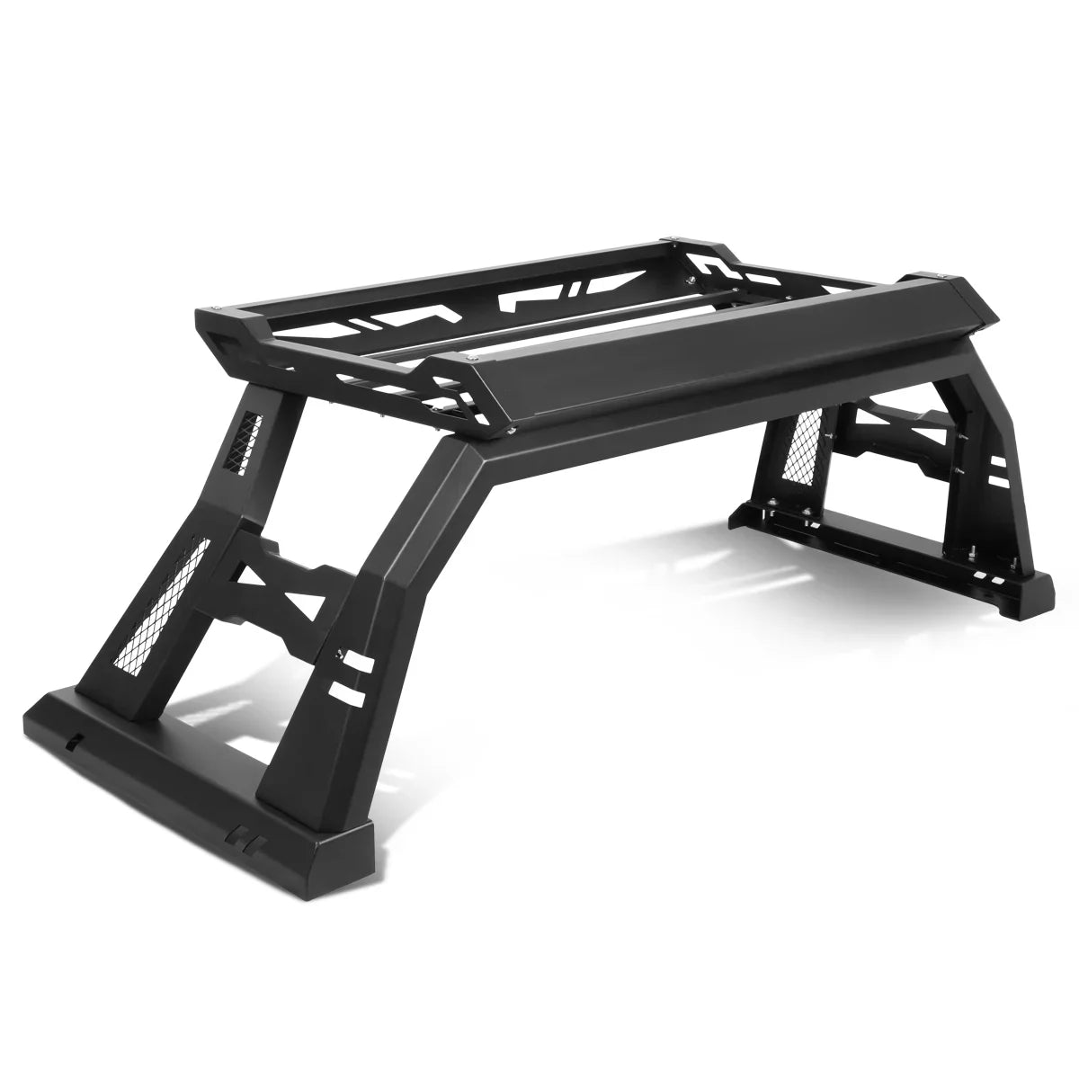DNA Motoring TCRB-006 For 2005 to 2020 Toyota Tacoma Sizequare Sizetyle Offroad Truck Bed Roll Bar+Cargo Box