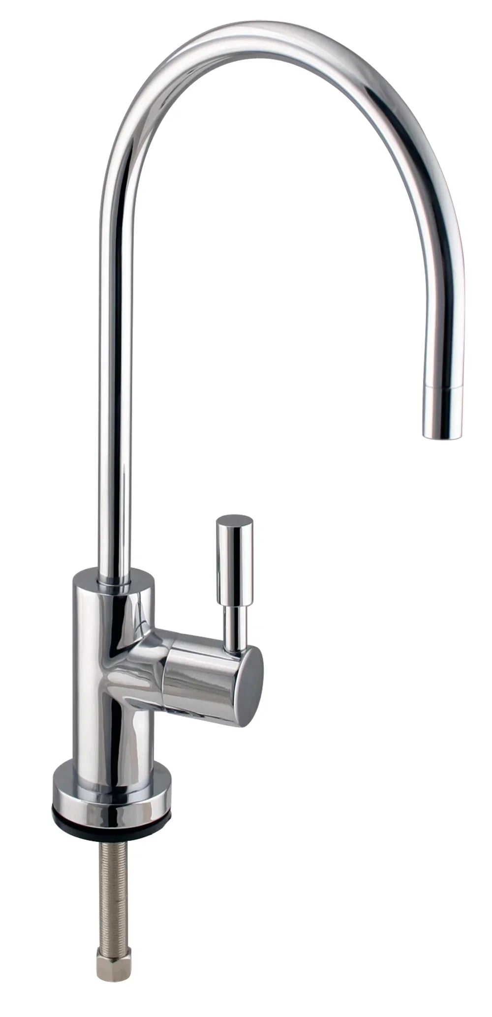 Westbrass D2036-NL-26 11" Contemporary 1-Lever Handle Cold Water Dispenser Faucet, Polished Chrome
