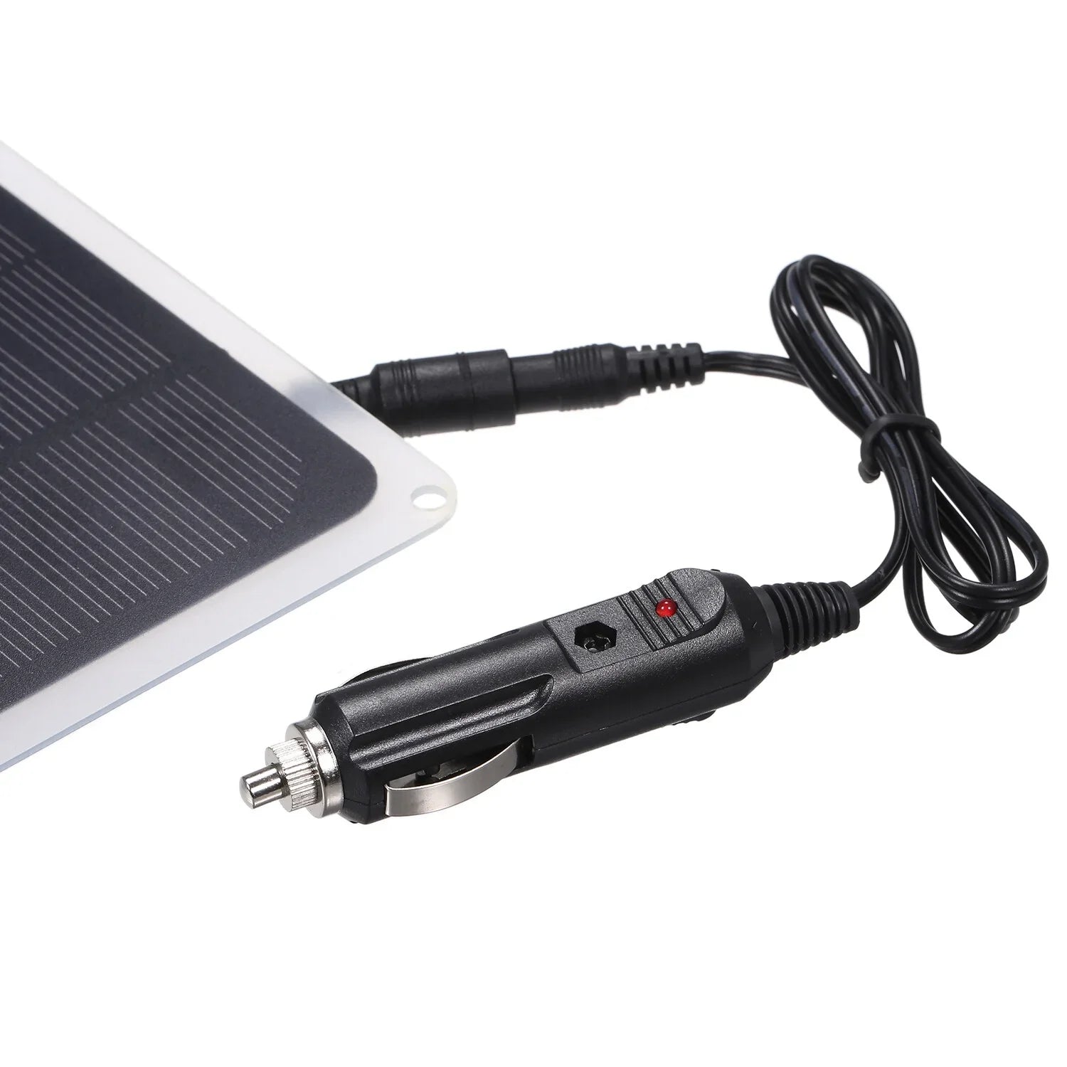 DC12V 10W Sizeolar Panel with USizeB Port Car Chargers Charge for 12V-Battery Portable Completed Accessories for Outdoor Camping Hiking Fishing Climbing