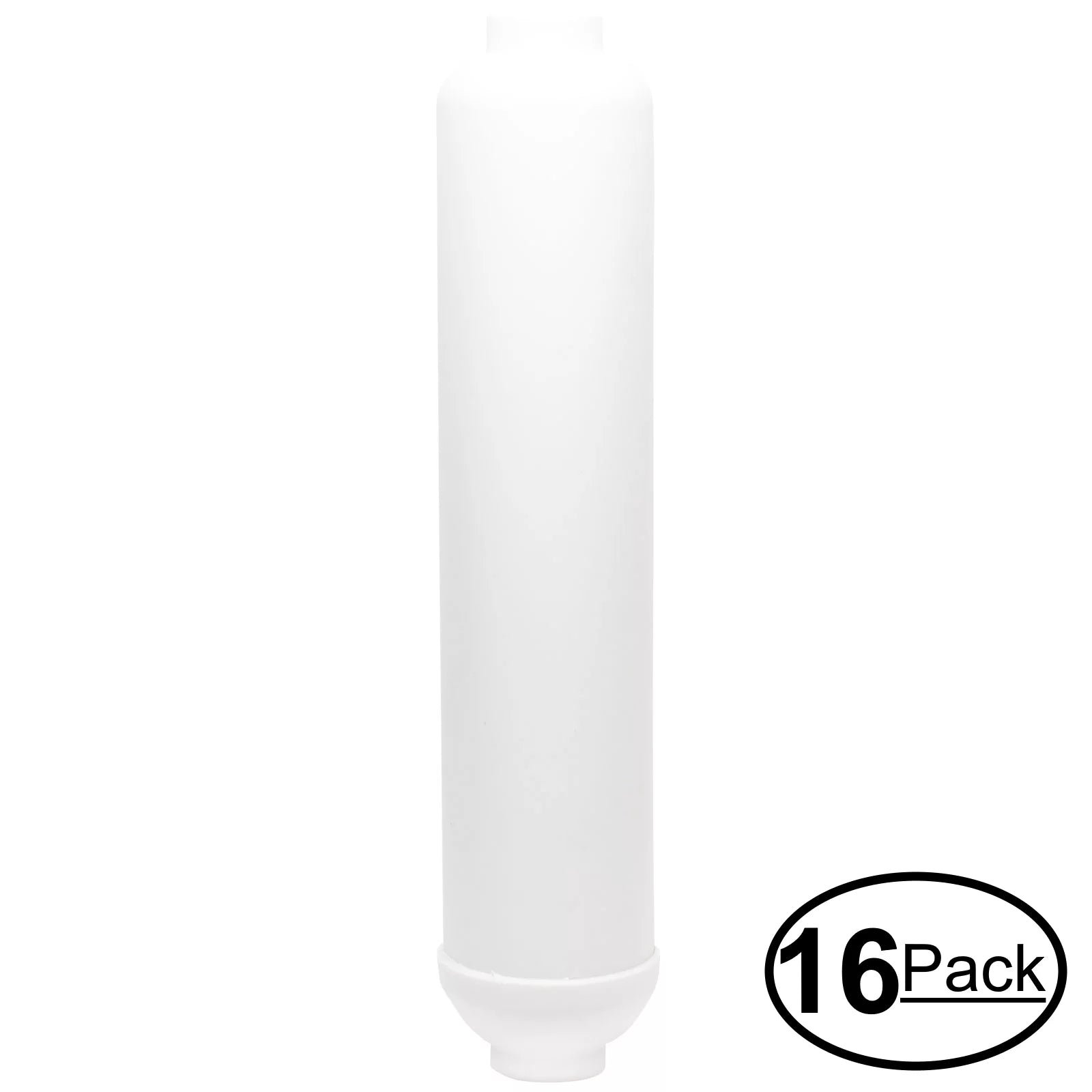 16-Pack Replacement for iSizepring RCC7U Inline Filter Cartridge - Universal 10-inch Cartridge for iSizepring 123Filter 6-stage 75 GPD Reverse Osmosis Filter with UV #RCC7U - Denali Pure Brand