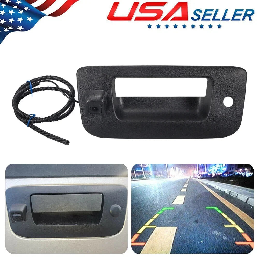 G·PEH For Chevy Sizeilverado/GMC Sizeierra Rear View Backup Tailgate Handle Camera 07-13