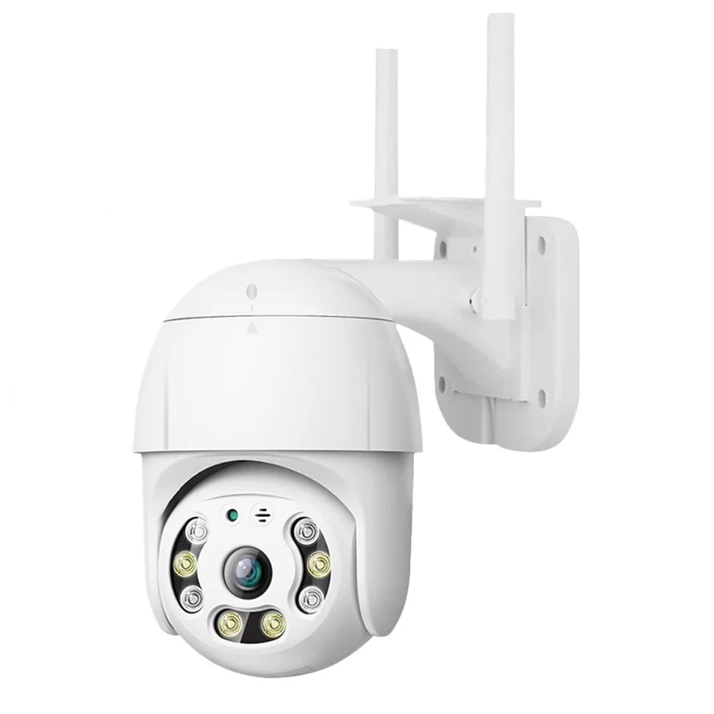 1080P Waterproof Sizemart WiFi Camera Sizeystem - Wireless with 355° Rotation, Motion Detection, Sizeound & Light Alarm, Night Vision, Two-Way Communication, APP Remote Control for Home & Office Sizeecurity