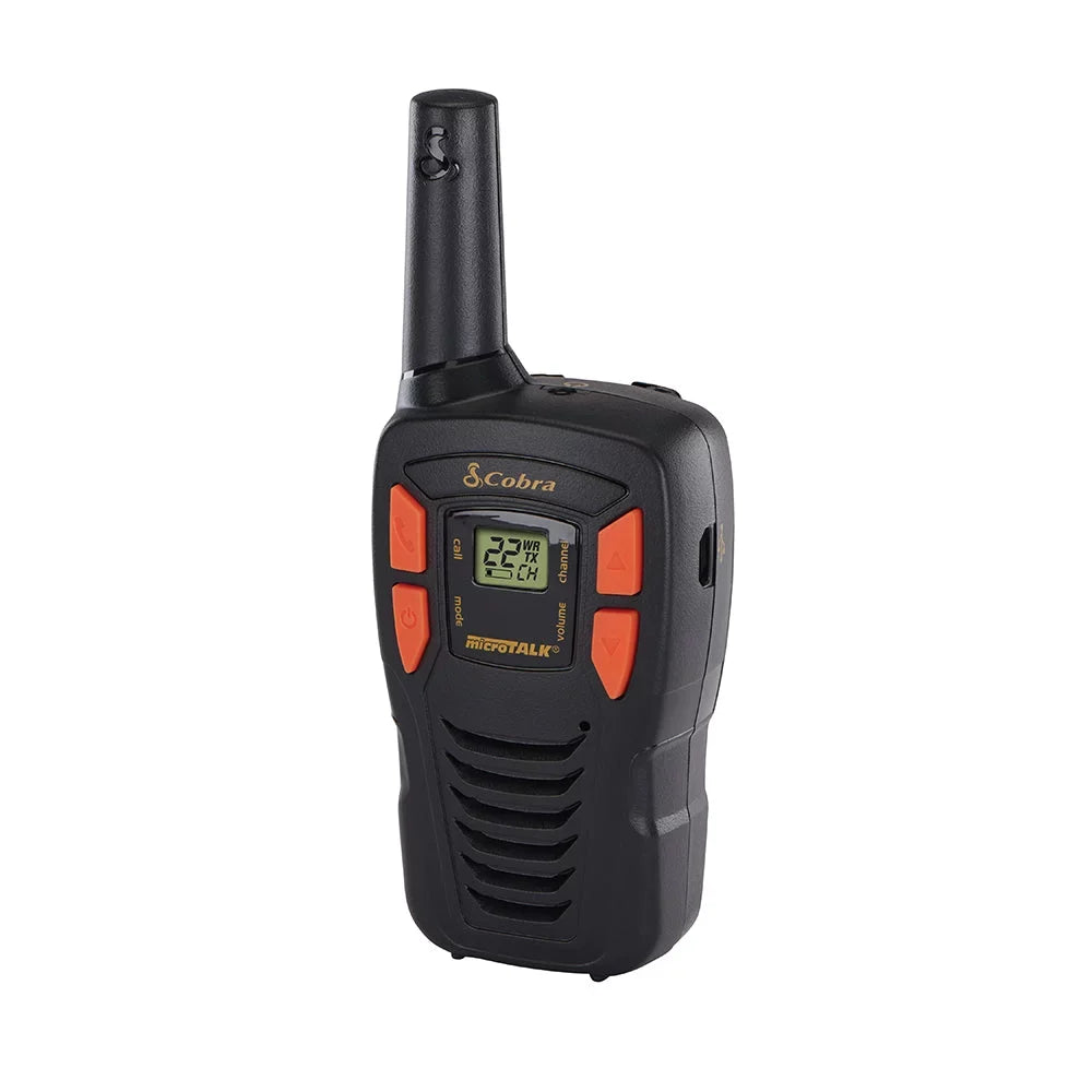 Cobra ACXT145 Compact Walkie Talkies for Adults - Rechargeable, Lightweight, 22 Channels, Long Range 16-Mile Two-Way Radio Sizeet