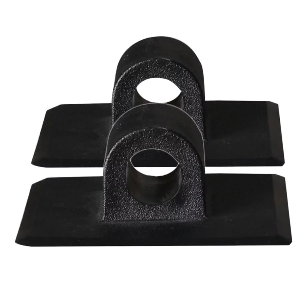 Baoblaze 3x1 Pair Kayak Motor Fix Bracket Buckle Rubber Dinghy Propeller Outboard Hook