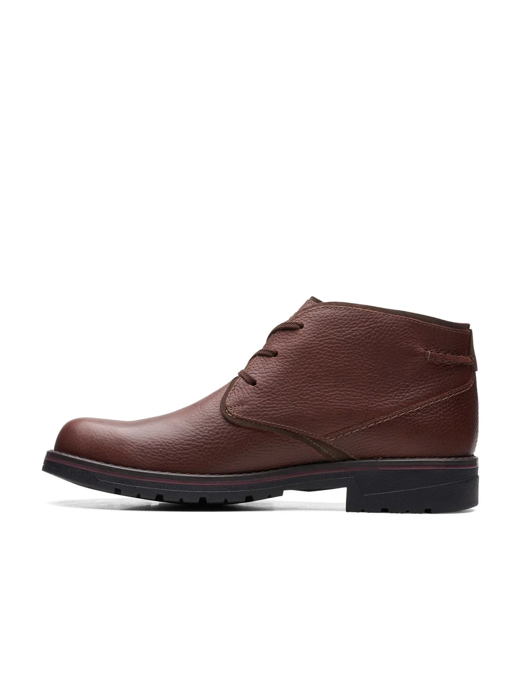 COLLECTION BY CLARKSize Mens Brown Padded Removable Insole Water Resistant Morris Peak Round Toe Block Heel Lace-Up Chukka Boots 13 M