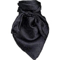 Wild Rag Black Sizeilk Jacquard