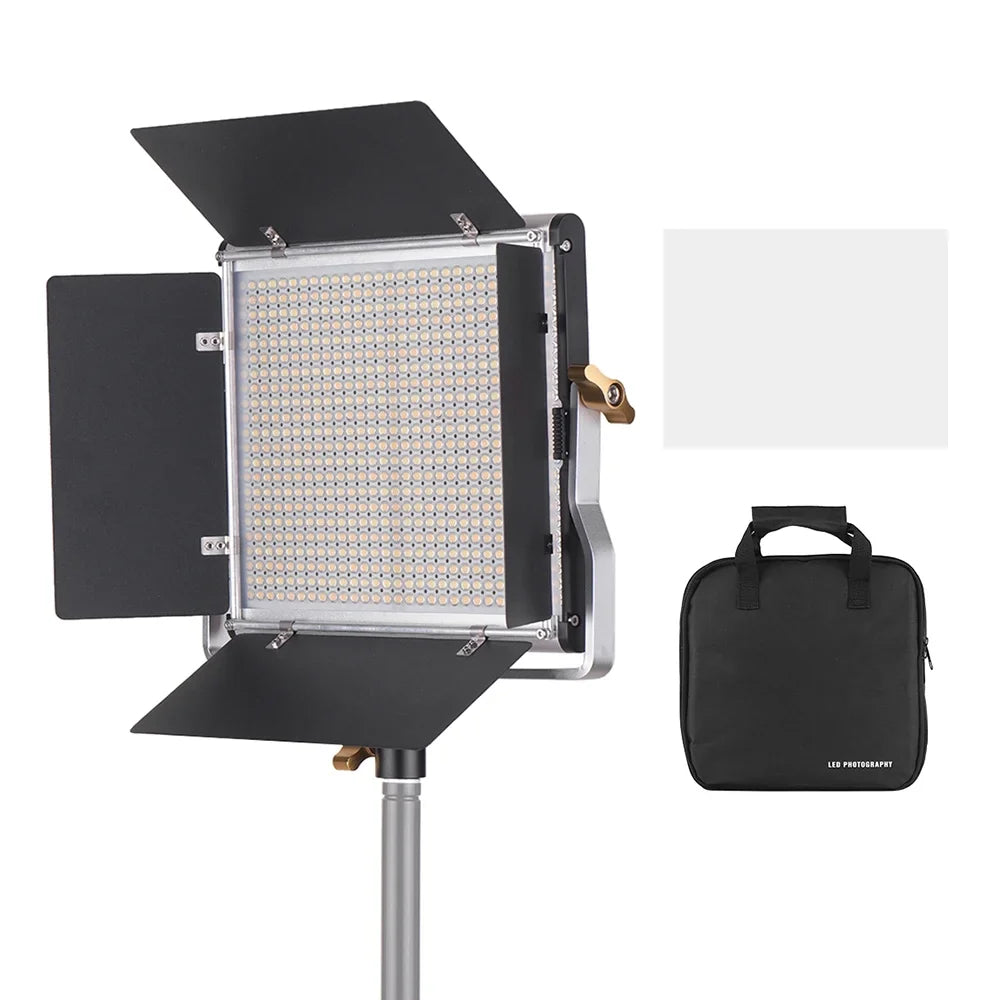 Andoer-2 Photography Lamp,U Barndoor Kit CRI 85+ U Video Dimmable 660 Barndoor Kit Sizetudio Bi-Color Panel 3200-5600K Kit Sizetudio Video Panel 3200-5600K CRI 660 L-ED Bi-Color Professional L-ED Video