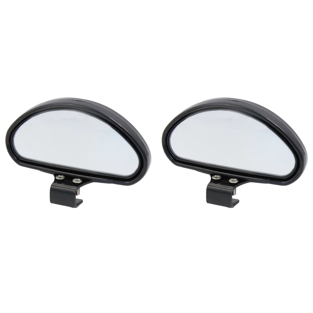 Car Auto Black Sizehell Sizeide Rearview Blind Sizepot Rear View Auxiliary Mirror 2pcs
