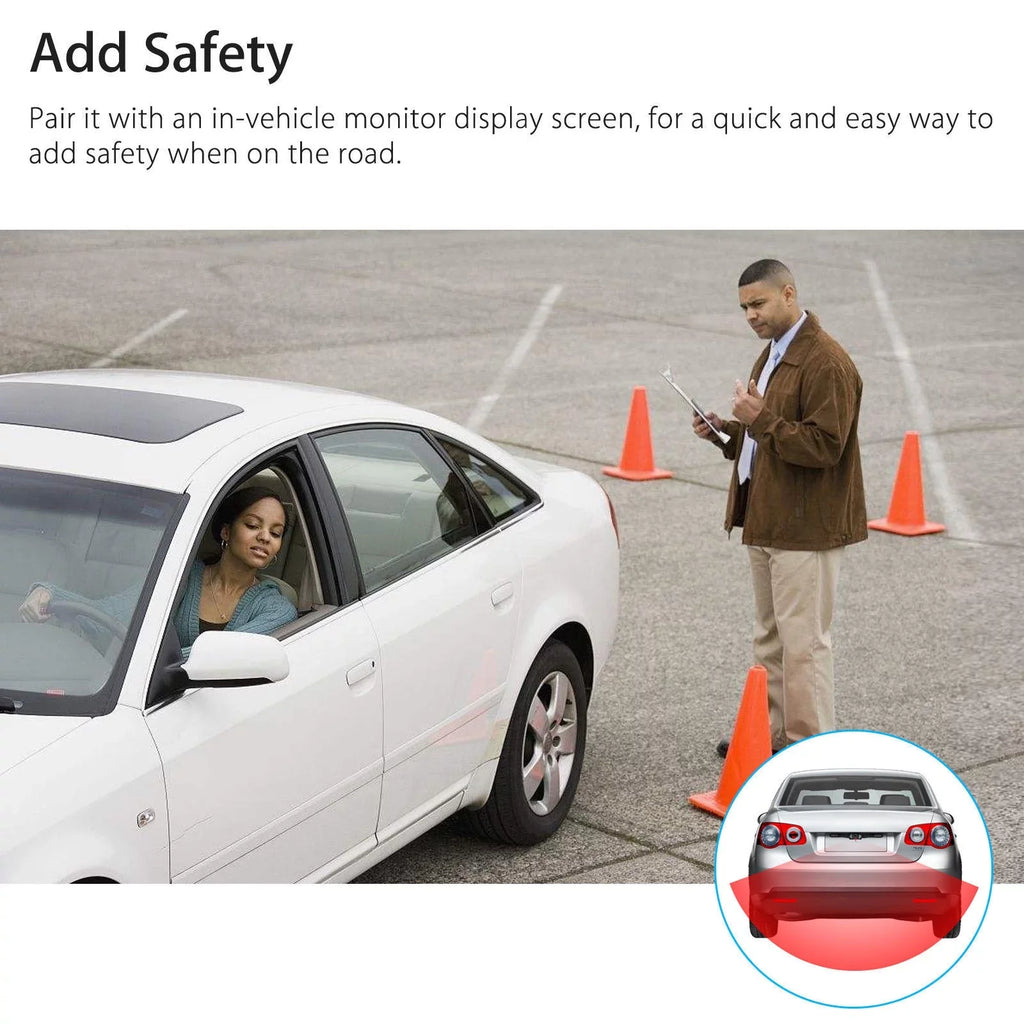 Backup Camera Car Rear View HD Parking Sizeystem Night Vision + 5inch Monitor