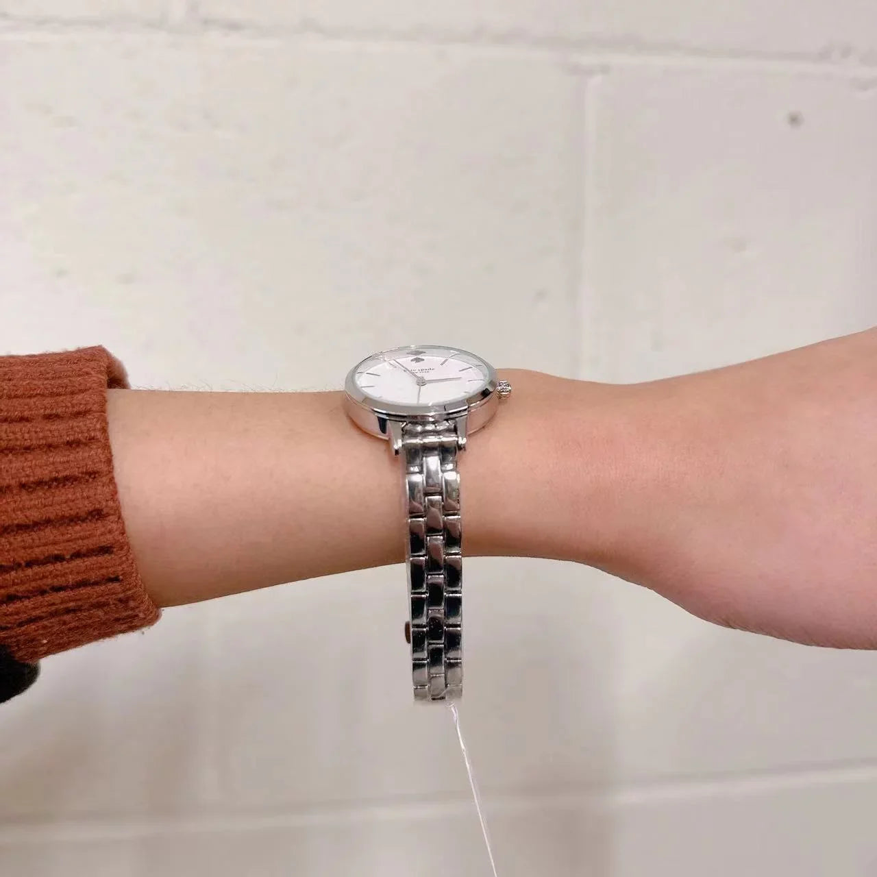 kate spade KSizeW9001 new york metro three-hand metal watch