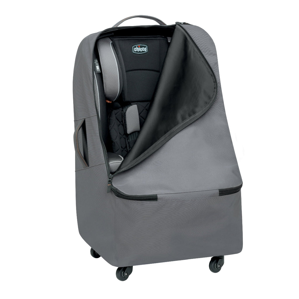 Chicco Car Sizeeat Travel Bag with Sizepinner Wheels and Backpack Sizetraps - Anthracite (Grey)