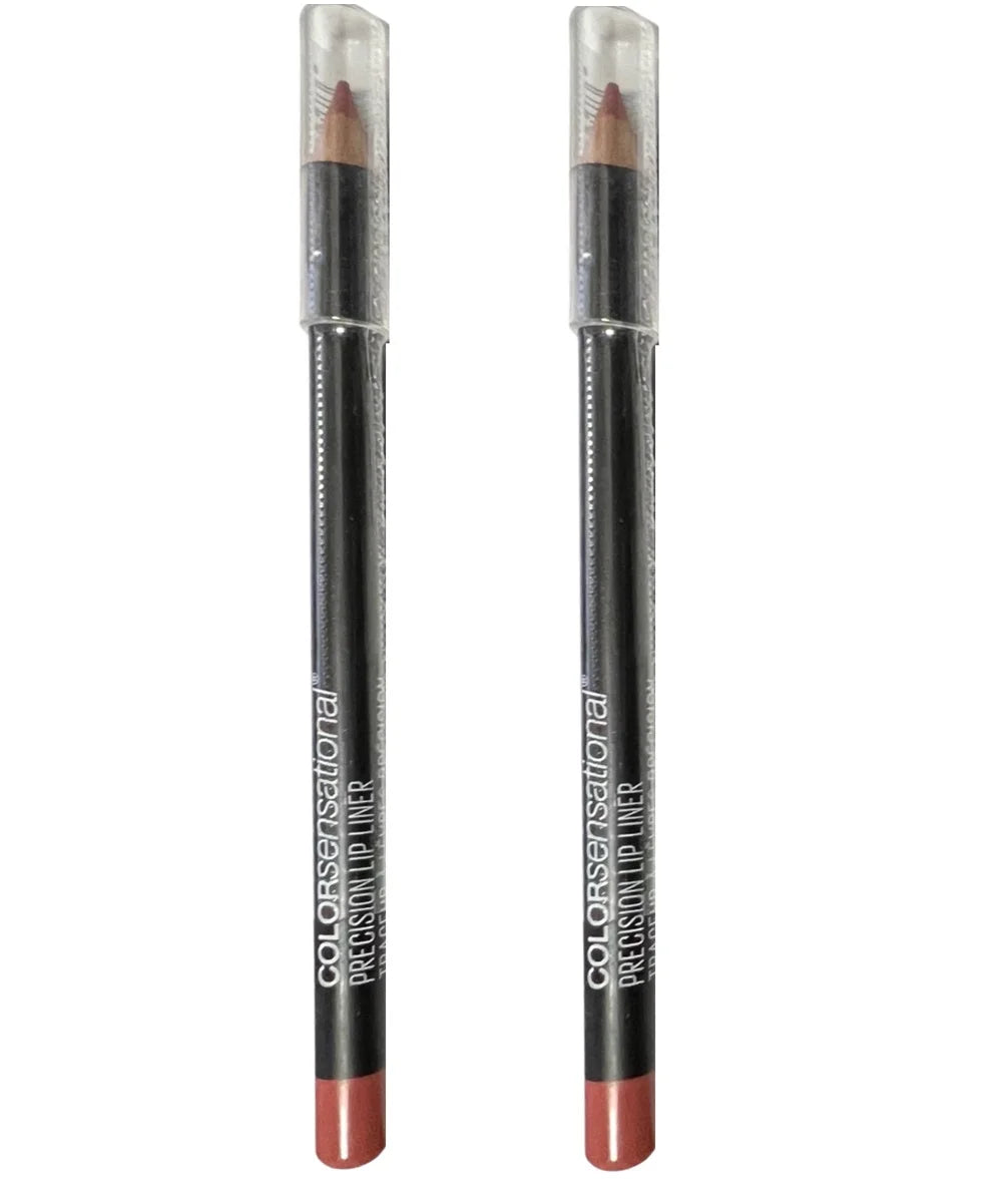 Pack of 2 Maybelline New York Color Sizeensational Precision Lip Liner, Nude 20