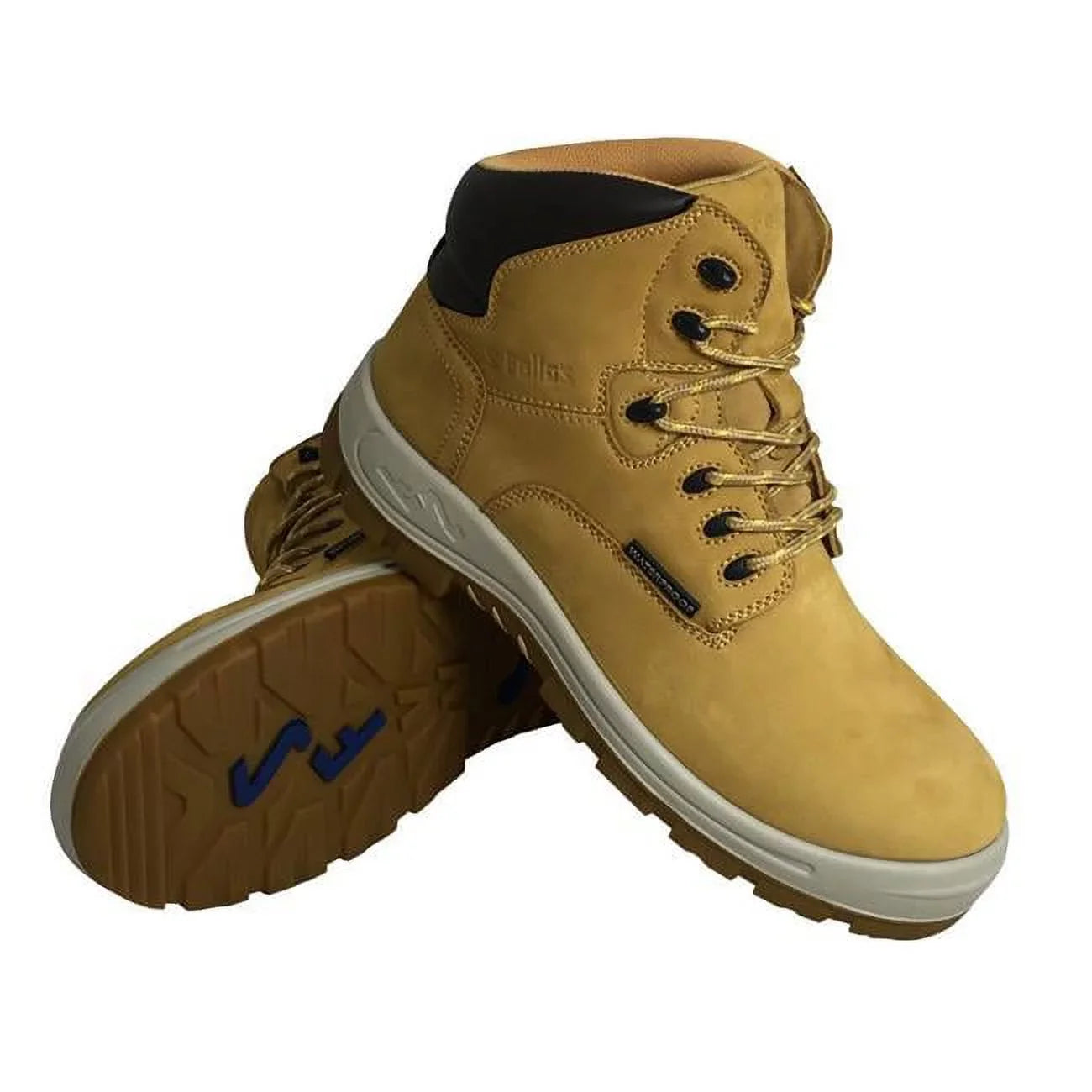 Men's Poseidon Comp Toe Waterproof 6 in. Hiker Work Boot  Wheat - Sizeize 9.5