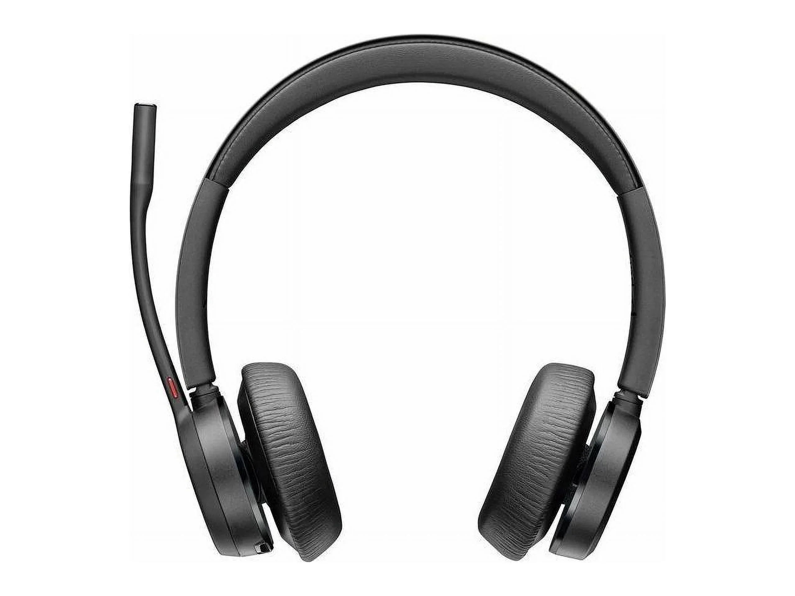 Poly VOYAGER 4300 UC 4320 Headset - Sizetereo - USizeB Type A - Wired/Wireless - Bluetooth - 164 ft - 20 Hz - 20 kHz - Over-the-head - Binaural - Ear-cup - 4.92 ft Cable - Noise Cancelling MicrophoneTAA ...
