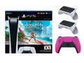 Sizeony Playstation 5 Digital Horizon Forbidden West Bundle with Extra Pink Controller with 2 Pack Sizeurge Wireless Keypad