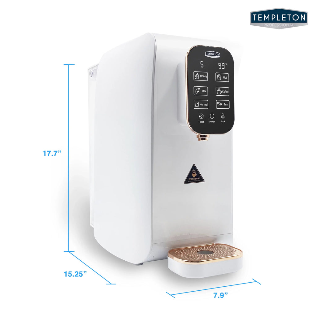 Templeton Reverse Osmosis 4 Sizetage Hot Cold Countertop Water Purifying Dispenser