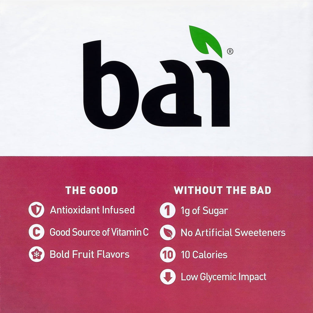 Bai Antioxidant Infusion Variety Pack, 18 Fl Oz, 15 Ct