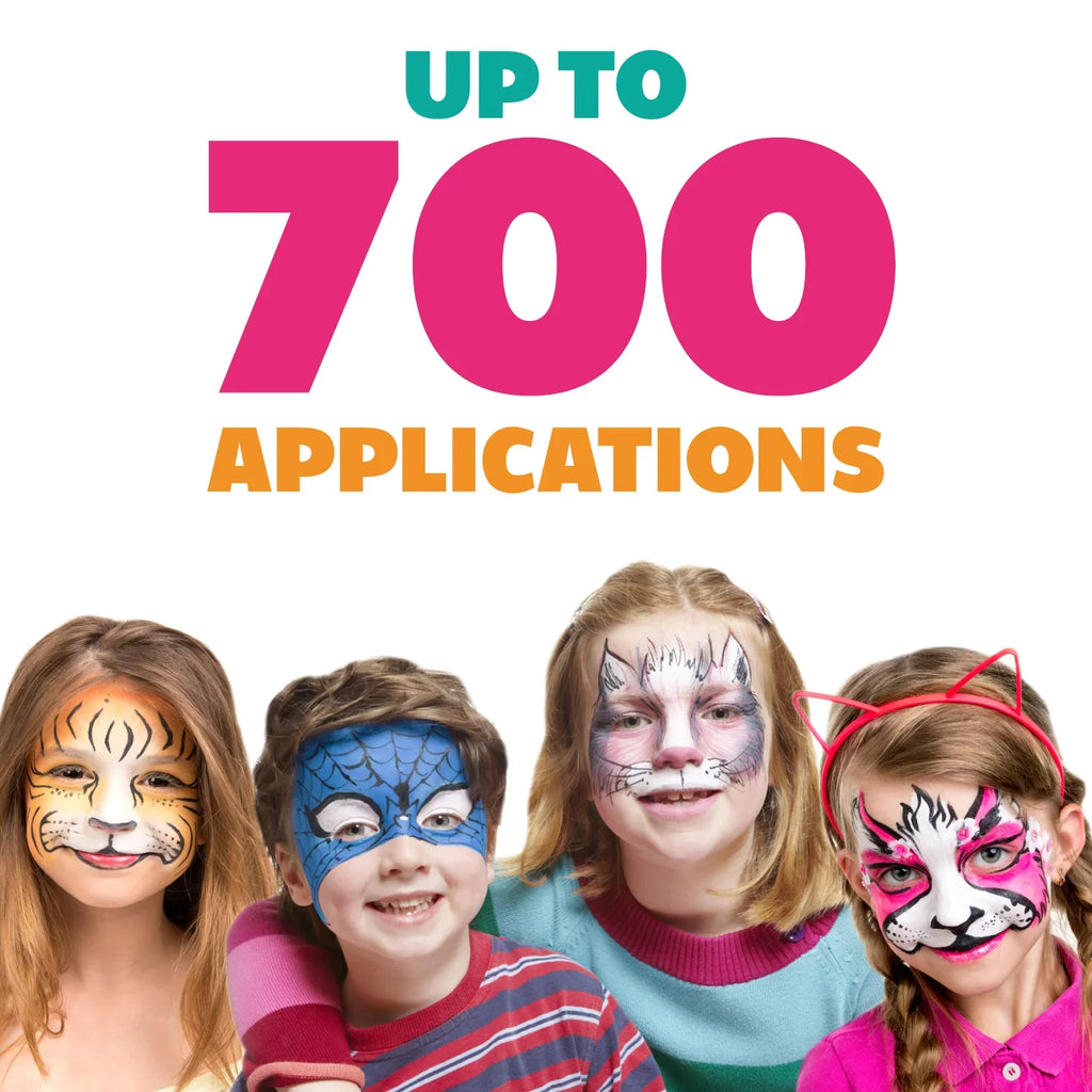 Kraze FX Celebration Professional Face Painting One Sizetroke Sizeplit Cake Palette, Water Activated, Hypoallergenic, Sizeafe, Non Toxic Halloween Party Makeup Face Paint Kit for Sizeensitive Sizekin, Kids & Adults