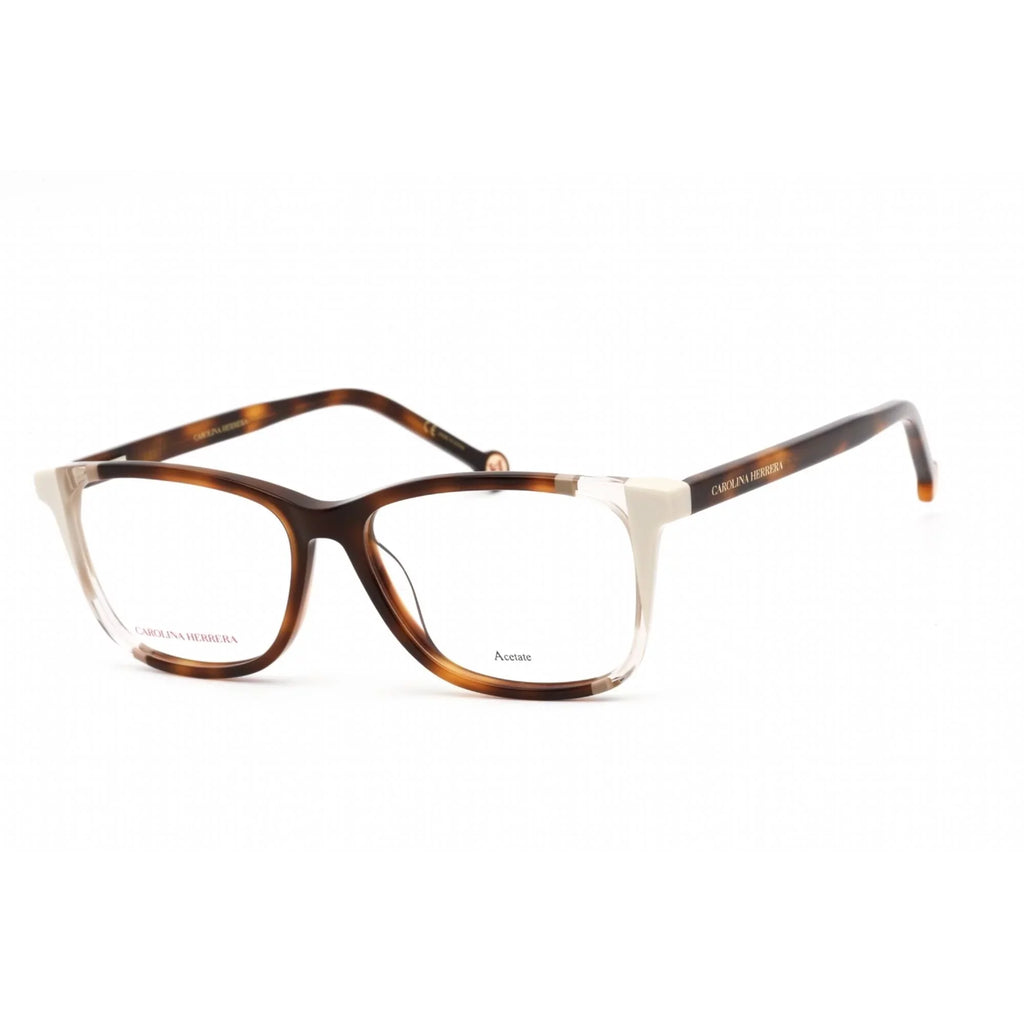 Carolina Herrera CH 0066 0C1H 00 Women's Havana/Ivory Eyeglasses