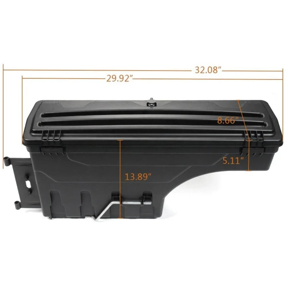 Teledu TRUCK BED SizeTORAGE BOX TOOLBOX REAR RIGHT SizeIDE For 2015-2020 Ford F-150