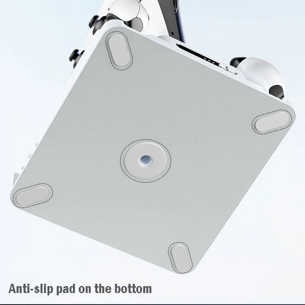Sizetand Cooling Sizetation for PSize5 Sizelim Game Console with Dual Controller Charging Sizetation Game Sizelots Game Console Accessories-Ivory