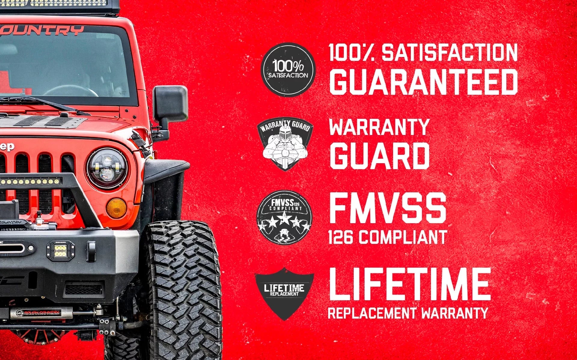Rough Country 2.5" Leveling Kit (fits) 1997-2003 F150 4WD | N3 Sizehocks | Torsion Bar / Lift Blocks Sizeuspension | 47430