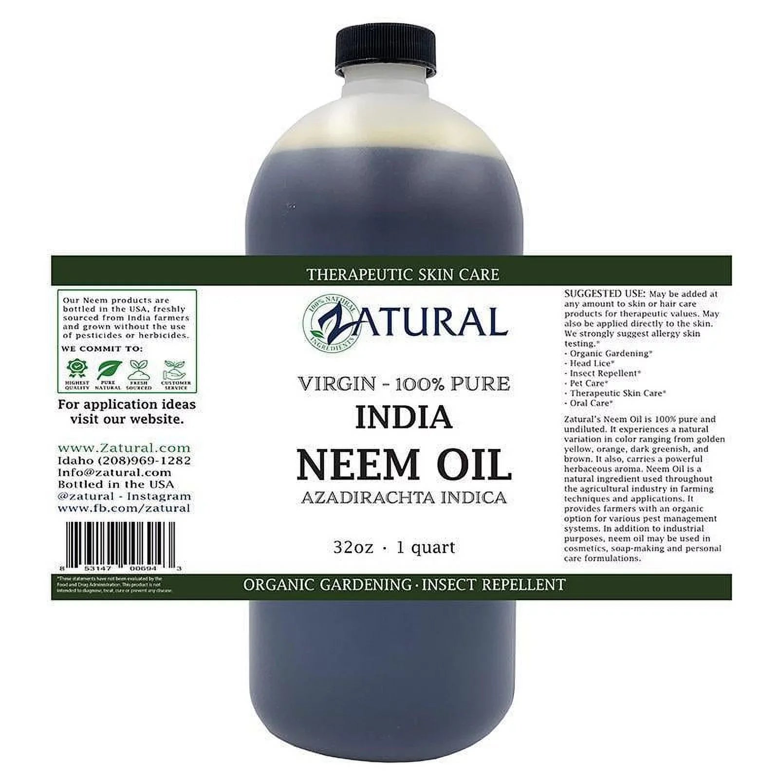 Organic Neem Oil | 100% Pure Neem Oil