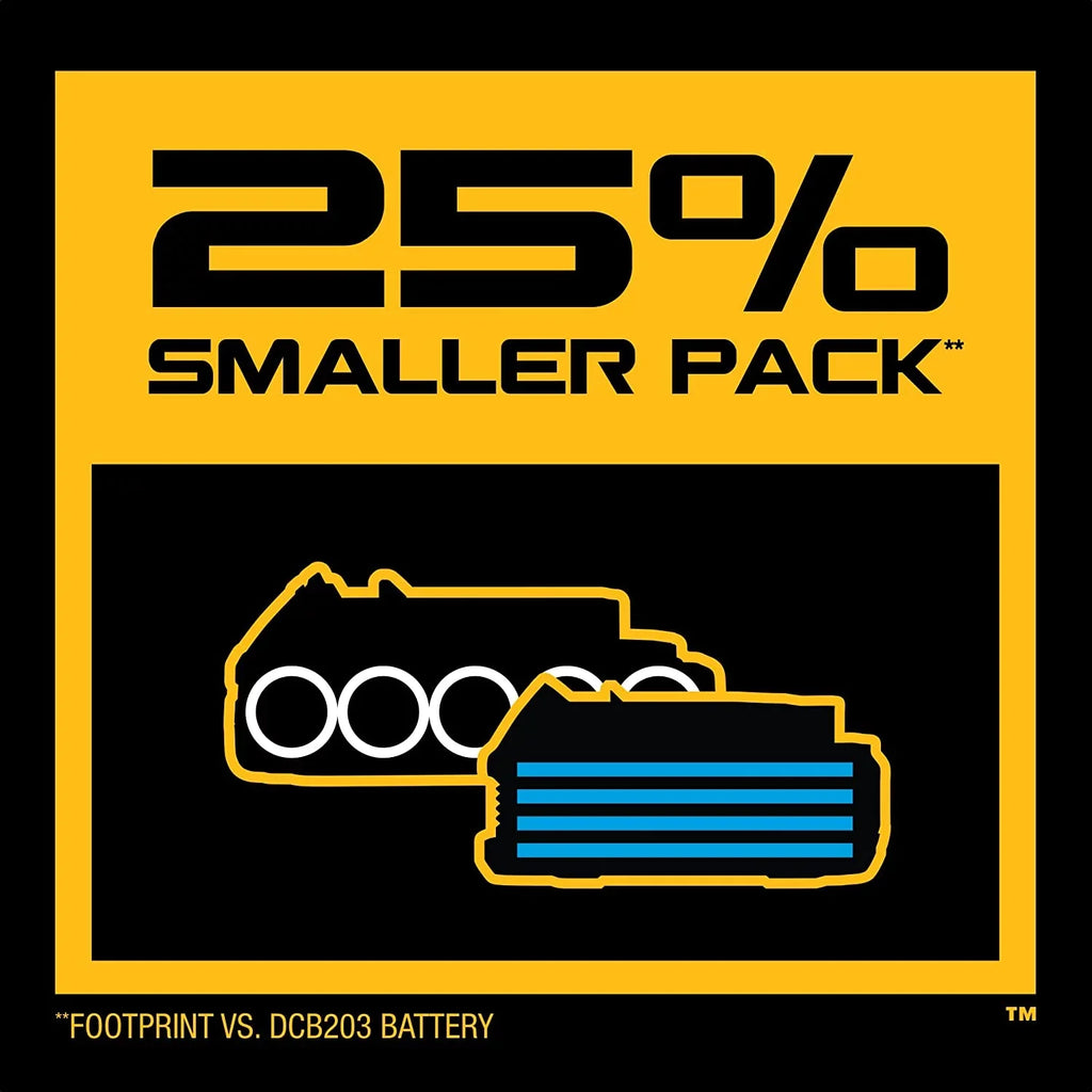 DEWALT 20V MAX* POWERSizeTACK™ Compact Battery (DCBP03