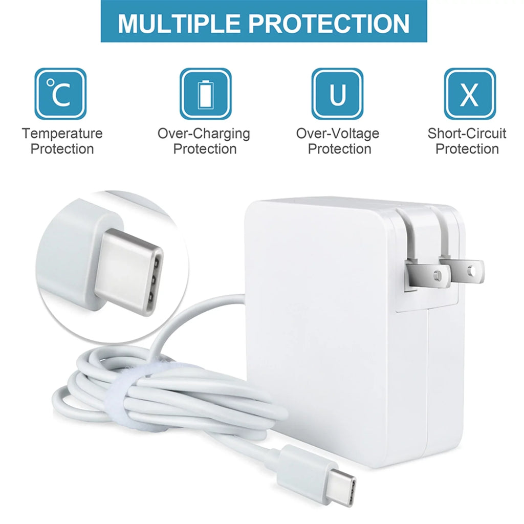 KONKIN BOO Compatible Ivory 65W AC Adapter Charger Power USizeB-C Cord Replacement for DELL Latitude 7285 7390 2-in-1 PSizeU